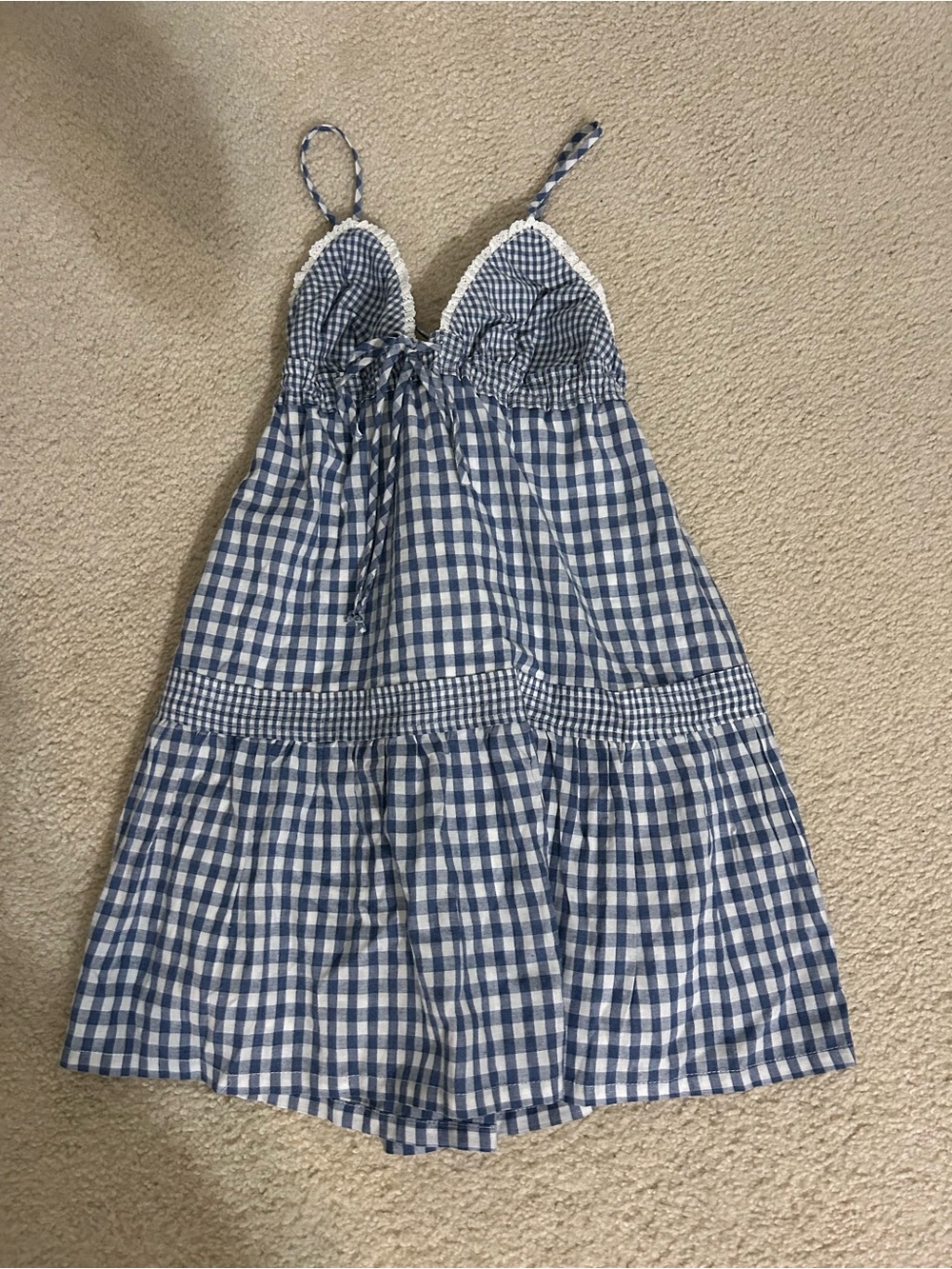 Blue Gingham Dress